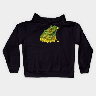 Feng Shui Money Frog for Good Luck Kids Hoodie